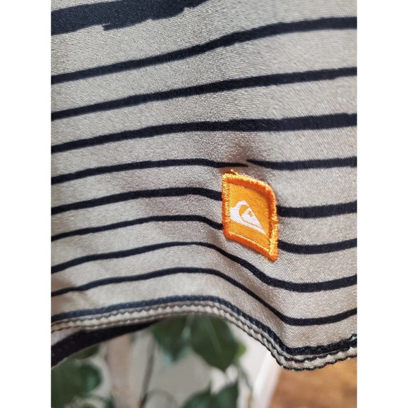 Quick Silver Men's Beige Polyester Logo Print Pull On Swimwear Shorts Size 30 - Picture 4 of 9